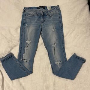 Hollister Low Rise Super Skinny Crop Jeans size 5R (#2)